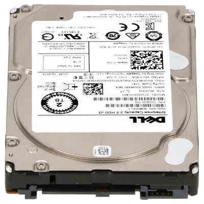 Harddisk Dell 2TB 7.2k SAS 12G 2.5" - 0FVX7C - Image 3