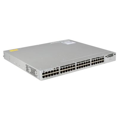 Cisco 3850 Series PoE+ 48 Port Switch, IP Base, WS-C3850-48P-S, Refurbished, Original - Image 2