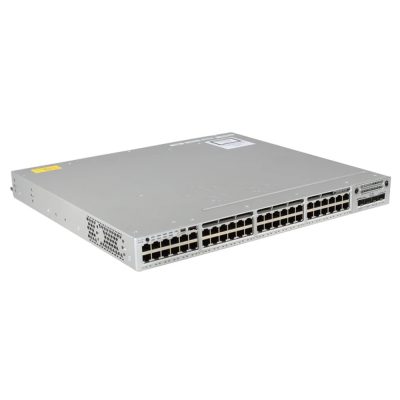 Cisco 3850 Series PoE+ 48 Port Switch, IP Base, WS-C3850-48P-S, Refurbished, Original + NM-2-10G - Image 2